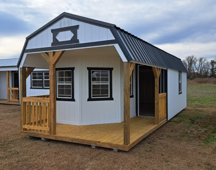 a lofted deluxe playhouse barn
